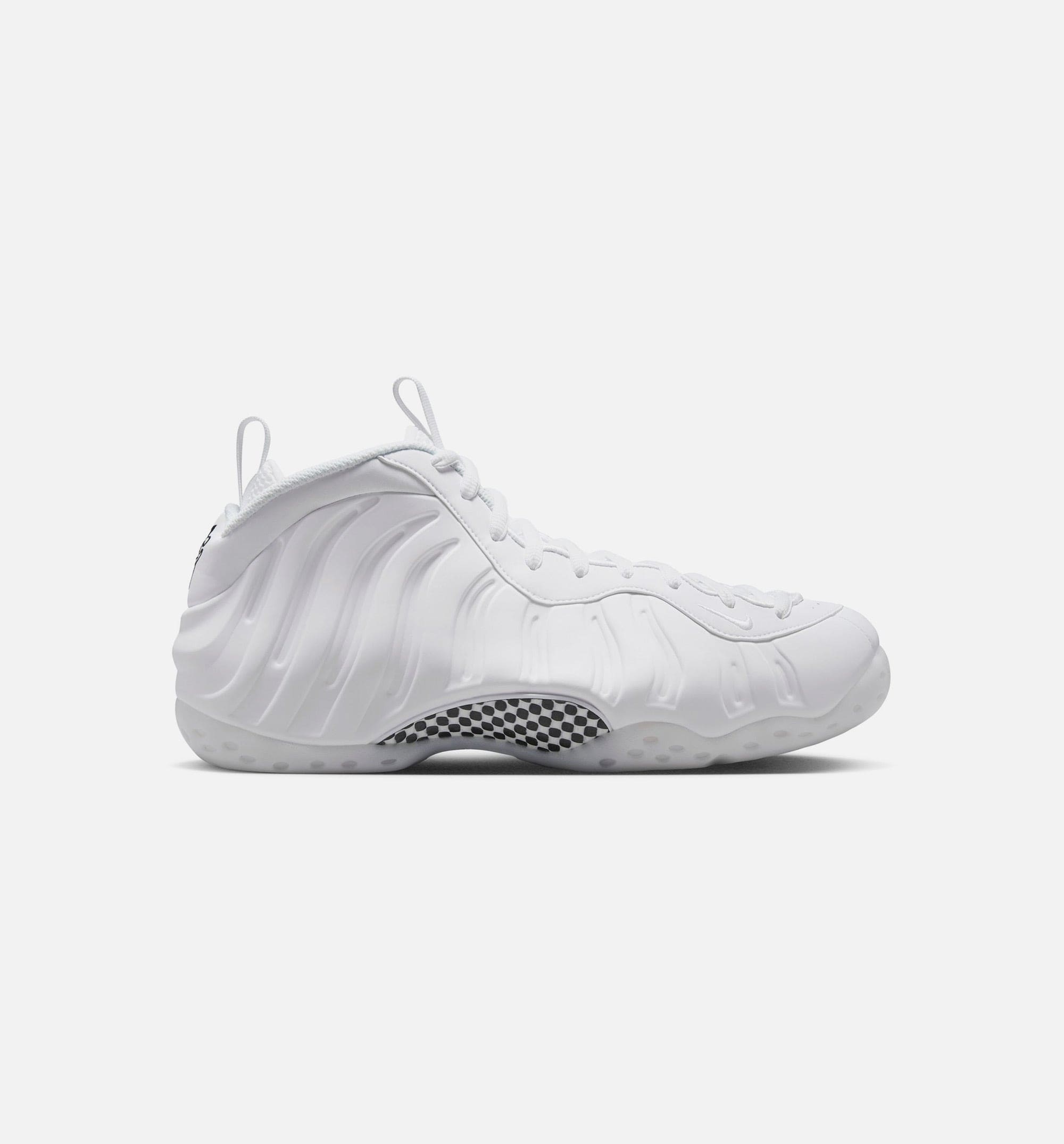Air Foamposite One Mens Lifestyle Shoe - White/White/White Free Shipping