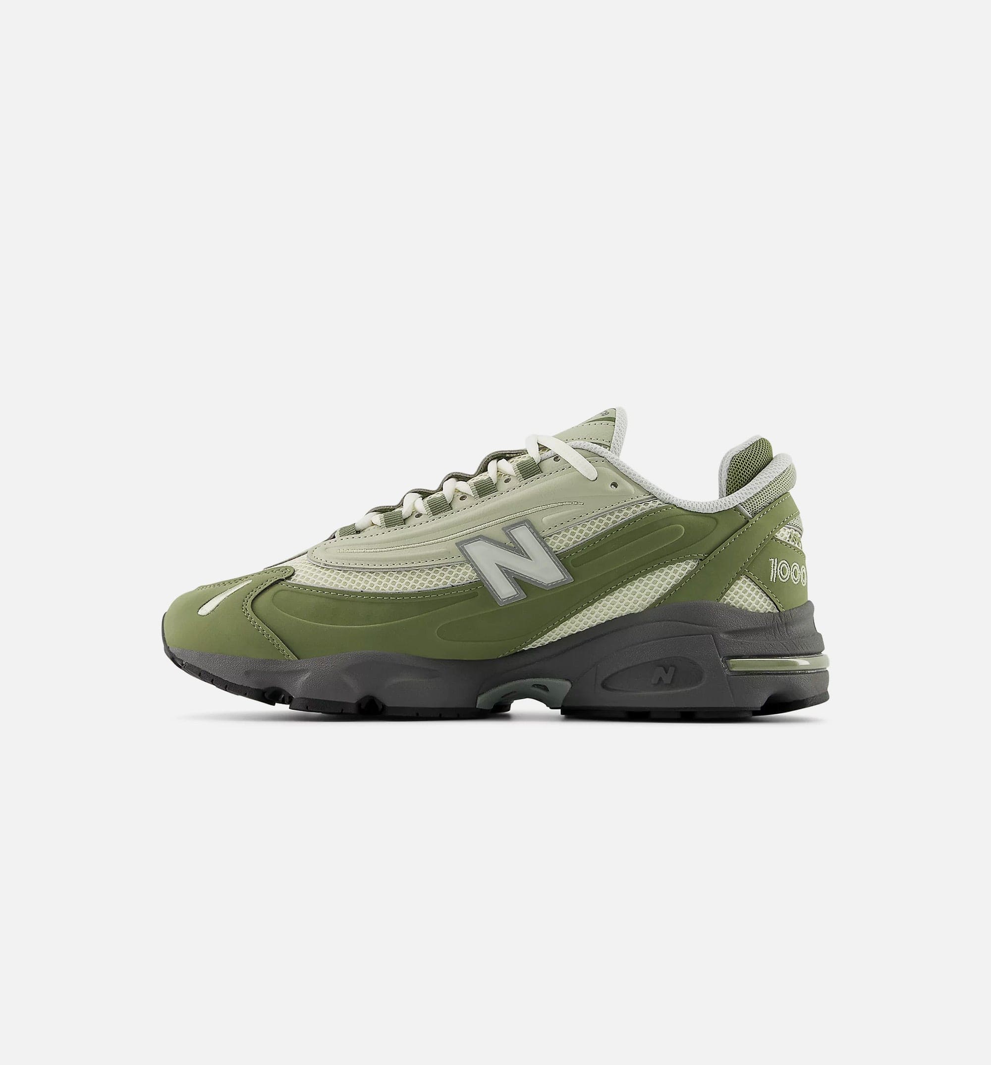 1000 Mens Lifestyle Shoe - Dark Olivine/Sea Salt